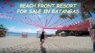 #01 HOLD - BEACH FRONT RESORT for Sale in Batangas Philippines