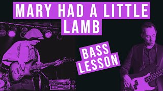 Lesson: Mary Had A Little Lamb by Stevie Ray Vaughan || Bass Line (No.161)