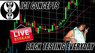 Back Testing Everyday The rest of 2024| ICT CONCEPTS | Switching to gold from NQ | Day 64