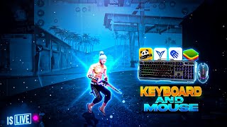 Panda Mouse Pro FreFire Play With Keyboard Mouse  In Live 🔴