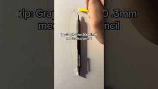 rip: Graph Gear 500 .3mm mechanical pencil || Jmarron