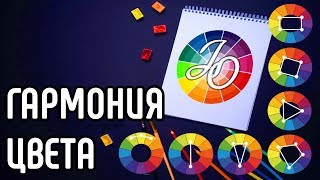 Сочетание цветов. Цветовые схемы и их использование // Types of color schemes