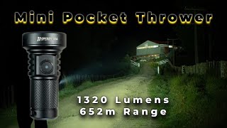 Speras M4 Mini Pocket Thrower, 18350, 1320 Lumens, 652m