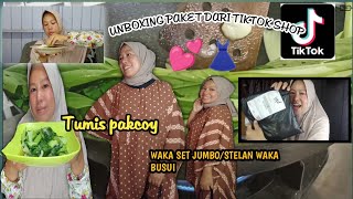 TUMIS PAKCOY LANJUT UNBOXING PAKET DARI TIKTOK SHOP