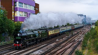 35028 "Clan Line" passing Wimbledon West Junction | 12th October 2024