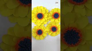 Flower Making With Paper | Paper Flowers | Flowers With Paper | Small Paper Flowers #Shorts #Craft