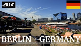 [4K] Berlin Cycling | Reaching and enjoying the River Spree on a warm afternoon