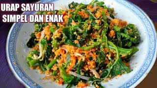 Resep menu ndeso urap sayuran Simple dan enak versi tkw hongkong