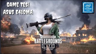 PUBG | Asus E410MA  | Gaming Test