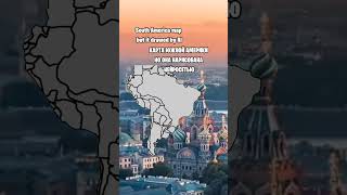 South america map but it drawed by AI|Карта южной амеирики нарисованная нейросетью🤖 #shorts #ai