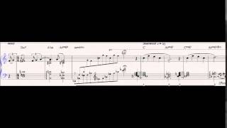 Bill Evans plays When I fall in Love (1963) + my transcribed score