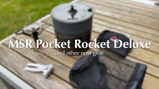 Trying out the MSR Pocket Rocket Deluxe stove kit (and other new gear)