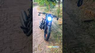 || RoyalEnfield || bobber&chopper || modification black & rosegold ||200mm rear tyre