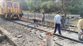 Railway Track Laying Machine | Railway Track Repairing | #Aman Jaiswal Vlogs