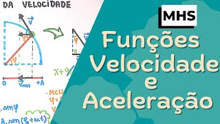 MHS - Função da Velocidade e da Aceleração.