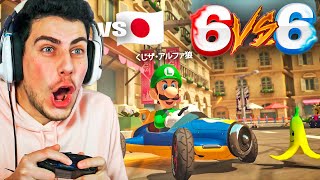 Compitiendo en MARIO KART contra JUGADORES JAPONESES PROFESIONALES 😈​