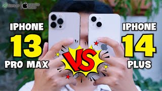 iPhone 13 Pro Max vs. 14 Plus: Lỗi xanh màn đã có bảo hành, chênh 2 CỦ nên chọn máy nào? | 24hStore