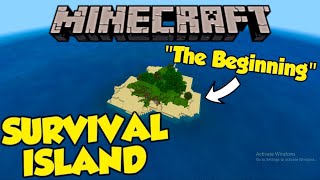 Minecraft: Survival Island - Let's Play! "Getting Started" (Part 1)