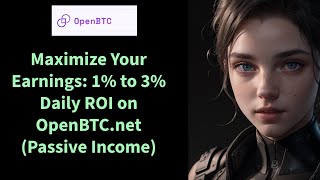 Maximize Your Earnings: 1% to 3% Daily ROI on OpenBTC.net (Passive Income)