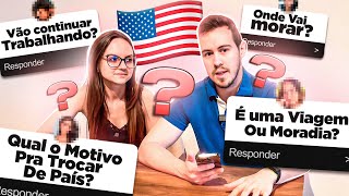 PERGUNTAS E RESPOSTAS VIAGEM! 🇺🇸