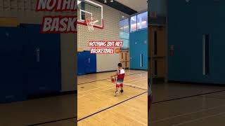 Nothing but netBasketball 🏀 #kidsactivities #basketball #basketballtraining #basketballgame