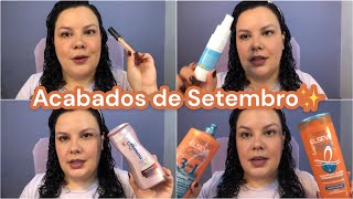 PRODUTOS ACABADOS DE SETEMBRO 2024 || Blog Estação Lilás