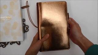 Unboxing Webster's pages Fun Stampers Journey Bronze Traveler Planner