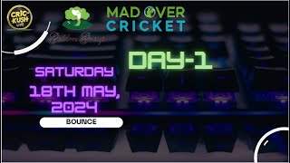 Day-1 (stream-1) MAD OVER CRICKET (MOC) SEASON-2(TCL) #cricket #siliguri #cricheroes #indoorcricket