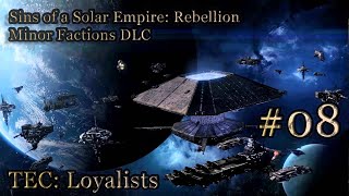 Minor Factions DLC - Sins of a Solar Empire. Part 8. TEC: Loyalists. Large Map (1v1v1v3). N\C