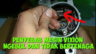 Penyebab keluar asap dan nglitik di motor vixion r15 xabre mx king  dll dan tips mengatasinya