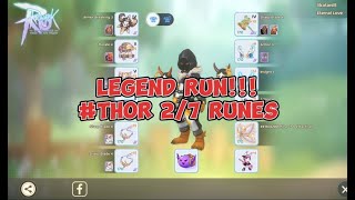 LEGEND RUN #thor 2/7 RUNES (may  2x BUNOS pa!!!)