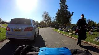 Beckenham Crematorium and Cemetery 4K. Ottobock B500 Electric Wheelchair.