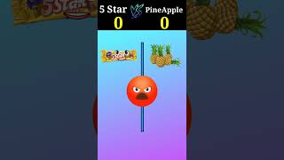 5star vs pineapple ❓️#shorts @_Principal_XYZ_FACT @BrainXMania