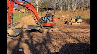 Excavating in W.V. & Installing 12” Culverts