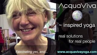 Acquaviva yoga - Marc J Acquaviva healing joint issues at the OM Show Glasgow