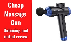 Milcea Massage Gun Review | Cheap Massage Gun | therunningmaster