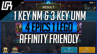 1 Key NM & 3 Key UNM F2P Obtainable Affinity Friendly Clan Boss - 4 Epics 1 Lego RAID Shadow Legends