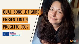 Quali sono le figure presenti in un progetto del Corpo Europeo di Solidarietà?