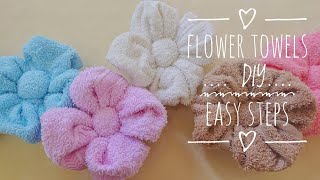 How to make a flower towel พับผ้าขนหนู