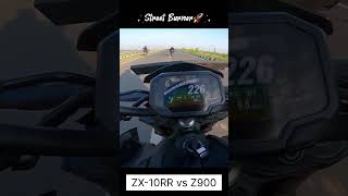 Kawasaki ninja zx10r  VS  z900 😘