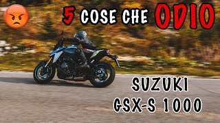 Cosa ODIO 😡 della SUZUKI GSX-S1000 2022