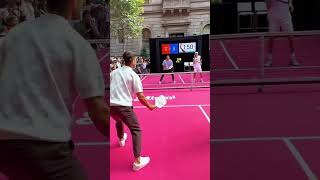 Carlos Alcaraz playing pickleball 🤯🍿 #alcaraz #pickleball