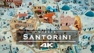 Santorini, Greece 🇬🇷 - by drone [4K]