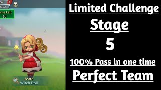 Lords mobile witch doll limited challenge stage 5|Limited Challenge dark disaster stage 5