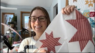 Willa Quilt Along- Week 2- Making star corners & medium star