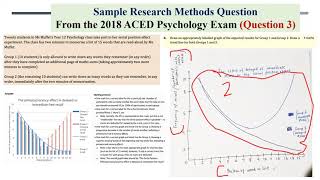 Revising Exam-Style Research Methods Questions