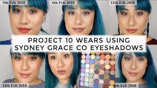 Project 10 Wears Using Sydney Grace Co Single Eyeshadows (Feather River Body)