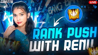 Free Fire Live In Telugu 🤩Grandmaster Rank Push🥰 Garena Free Fire