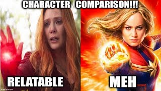 Why Captain Marvel Is NOT A Great Character | COMPARISON & ANALYSIS