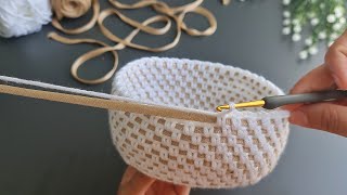 💰I made 100 in one day and I sold them all! This is the best basket crochet. Easy Crochet Knitting